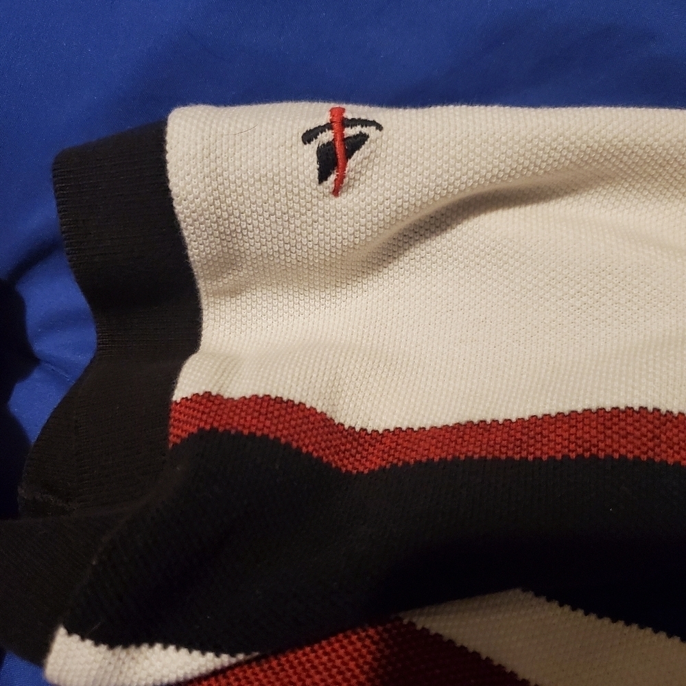 Vintage New Jersey Devils Antigua Polo Shirt Mens Size L NHL Hockey Y2K - Picture 6 of 10